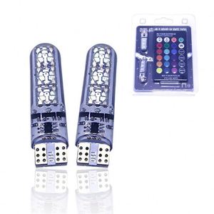 T10 5050 6SMD Remote Control T10 <strong>Led</strong> <strong>RGB</strong> Light Bulb <strong>LED</strong> Lamp Auto Car <strong>Led</strong> Interior <strong>Led</strong> T10 - Product Image 2