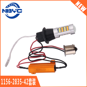 NBYC 1156-2835-42 12/24V Canbus DRL dönüş işık LED çift renk ön dönüş sinyali lambası arabalar için - Product Image 3