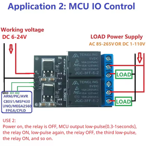 Bistable Multifunction <strong>Relay</strong> N1-4CH DC 12V Self-locking Flip-Flop PN Trigger Board for <strong>Raspberry</strong> <strong>PI</strong> ESP32 ESP8266 - Product Image 3