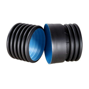 Polyethyle hdpe כפול sn8 500mm 600mm 700mm 800mm קיר גלי pe100 <span class=keywords><strong>200mm</strong></span> ניקוז צינור dwc hdpe פלסטיק צינור גשרון מחיר
