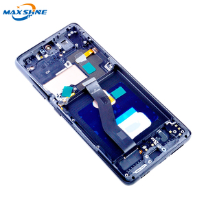 Super OLED + หน้าจอสัมผัสสําหรับSamsung Galaxy S21 5G LCD G990F G991F G991U G991 LCDพร้อมกรอบเปลี่ยน