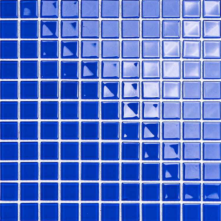 2527 blue glass mosaic