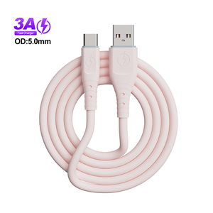 ホット贩売2.4AタイプcケーブルUSB CシリコンケーブルUSBデータケーブルAndroid用 - Product Image 6
