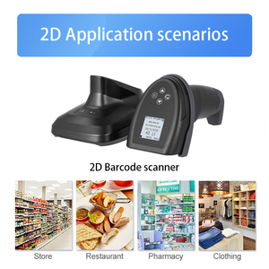 Sensor de imagen inalámbrico de 2,4G, escáner de código de barras, carga de larga distancia, código QR 1d 2d con base de carga, sensor automático, lectura de código QR - Product Image 3