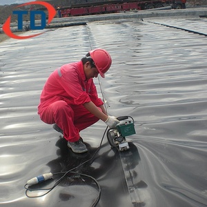 Aquacultures bambu kök bariyer LDPE LLDPE geomembran tankları baraj Liner için HDPE 500 mikron 1000 mikron Geomembranas - Product Image 6