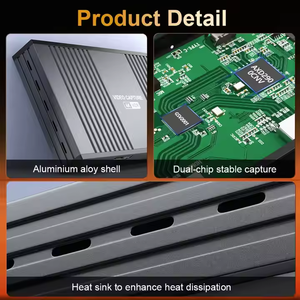 Dispositivo de captura de vídeo 4K HD portátil personalizado con características de audio y vídeo de salida HDMI 2,0 de 3.2Gen1 5Gb de 2 a - Product Image 2