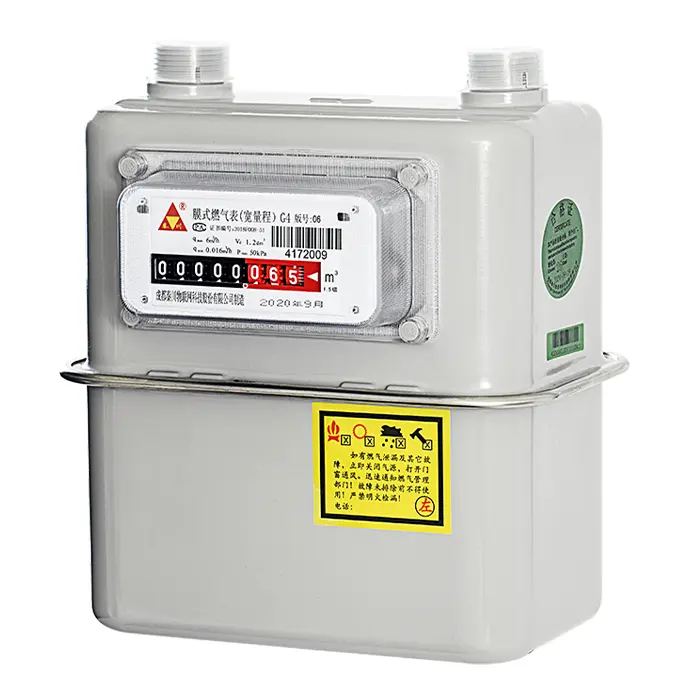 domestic lpg gas meter natural small gas meter with 50kpa working pressure