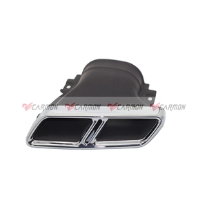 Paslanmaz çelik egzoz susturucu için kare ucu Benz e-sınıfı W213 E260 E300 değiştirmek E63