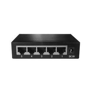Conmutador de red Gigabit Ethernet TiNCAM OEM con puertos de 5*10/100/1000Mbps LAN RJ45 Hub divisor de Internet no administrado - Product Image 1
