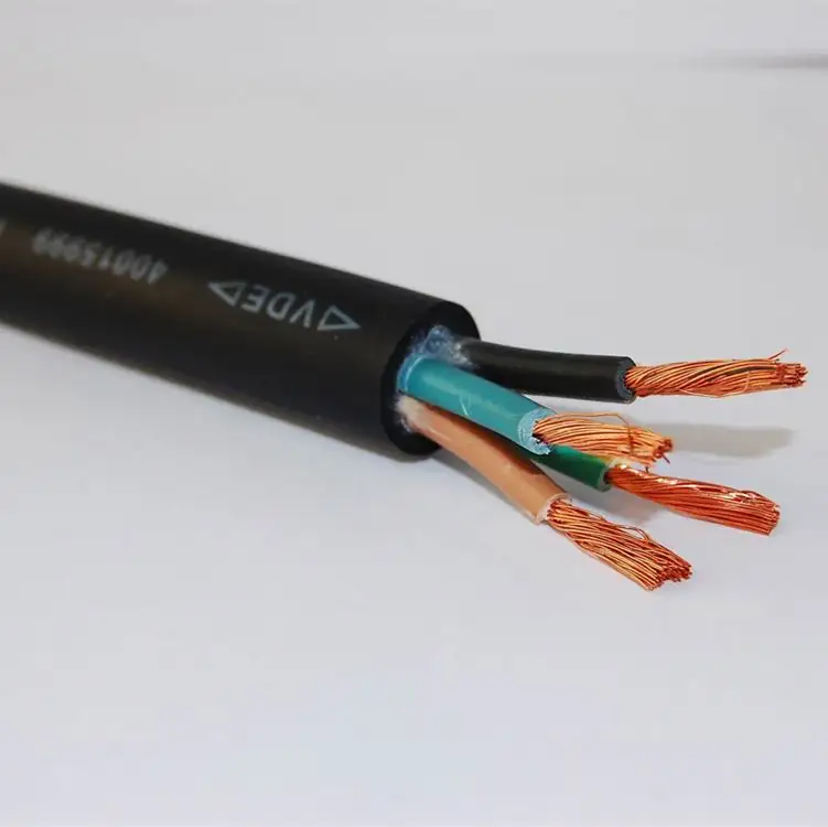 Manufacturer Wholesale 5 Wire 70 mm H05RR-F Rubber Electric Cable