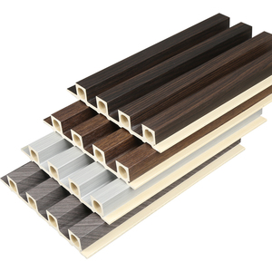 Rivestimento della parete wpc/pannello della parete/<span class=keywords><strong>design</strong></span> del pannello della grande parete wpc pannello a parete scanalato grani di legno per la decorazione