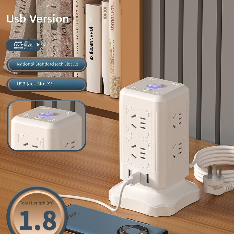 3 puertos usb-cen18 metros-8 dígitos-serie hogar-40 agujeros
