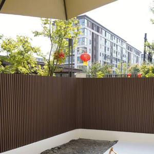 Porta in legno composito per cancello di recinzione in wpc da giardino di dimensioni personalizzate per uso esterno - Product Image 6