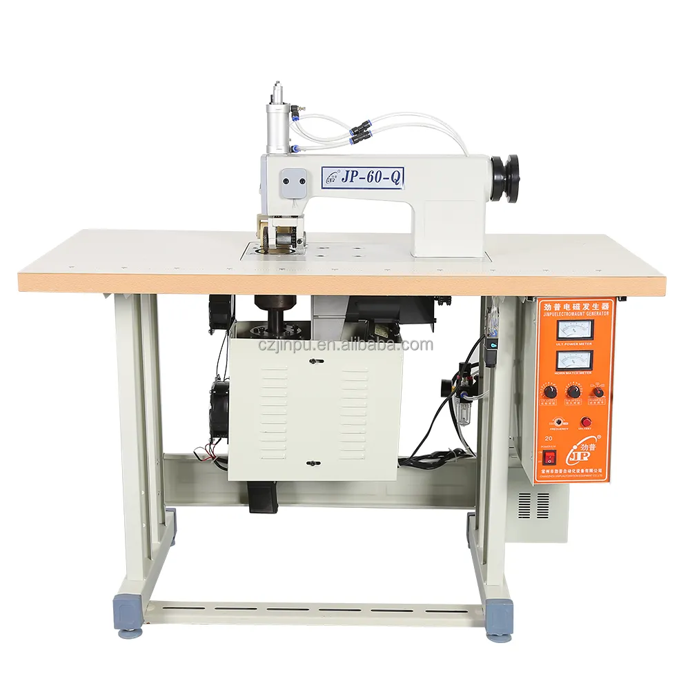 Máquina de fabricación de encaje ultrasónico de suministro de China para corte y repujado de telas