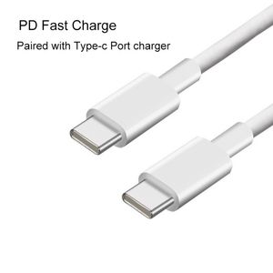 Male to Male 3A Nylon Braided Fast Charging Data Cable Type C to Type C PD Charging Usb Cable - Product Image 4