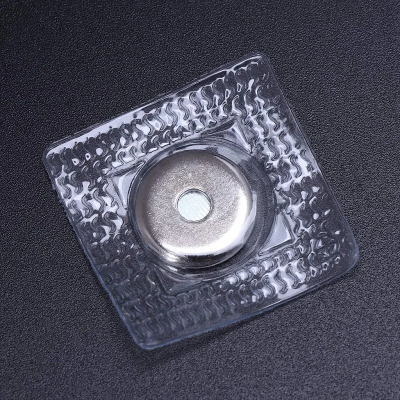 Imán oculto de PVC de plástico invisible para coser en broches magnéticos, cierre de botón para bolsos