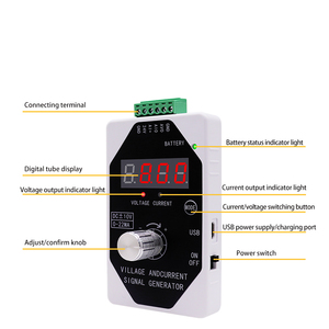 Signal Generator 0-4-20mA Current Voltage 0-10V/0-5V/0-3V/0-1V Handheld <strong>Output</strong> Calibrator