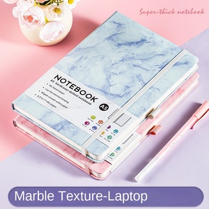 <strong>Custom</strong> Cross-Border Marble <strong>Strap</strong> <strong>Notebook</strong> A6 Size Creative PU Leather <strong>Elastic</strong> Band Diary Book Thermal Binding Printable Logo - Product Image 5