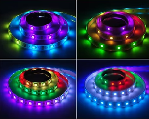 RGB Пиксельная Светодиодная лента программируемая Магическая Адресуемая RGBW 5V 12V WS2811 WS2814 Гибкая цифровая Пиксельная Адресуемая полоска для клуба - Product Image 4
