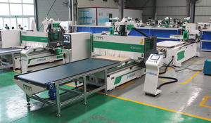 Automatisches Laden Entladen Etikettieren CNC-Router Atc 1325 1328 Versch achtel ungs maschine Mehrkopf-CNC-Schneide maschine für Schrank - Product Image 2