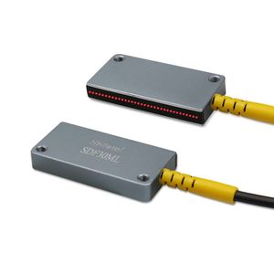 高温度抵抗12-24V DCマトリックス光ファイバーセンサーファイバーアンププロ仕様光ファイバーセンサーSTC-25ML