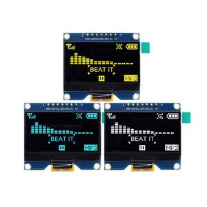 1,54 Zoll weißes OLED-Anzeige modul 128x64 SPI-Schnitts telle OLED-Bildschirm platine 3,3-5V UART für Arduino Diy Kit