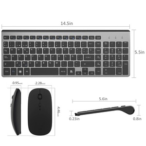 <strong>2</strong>.4G Wireless <strong>Keyboard</strong> and <strong>Mouse</strong> Combo Mini Multimedia Full-size <strong>Keyboard</strong> <strong>Mouse</strong> Set for <strong>Computer</strong> Notebook Laptop Desktop - Product Image 6