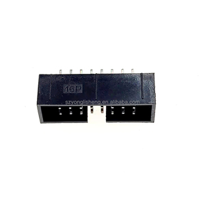 Dc3-16p 2.54MM pitch JTAG iss erkek soket düz idc kutusu üstbilgileri PCB konektörü çift sıralı 2x8PIN DC3 16P başlık - Product Image 5