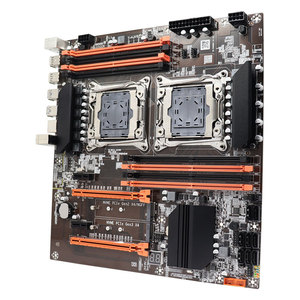 Placa BASE DE CPU dual X99 compatible con Dual Xeon V3/V4 DDR4 para PC de juegos con el nuevo tipo de memoria DDR3 de doble canal 2, 2, 1 unidad - Product Image 1