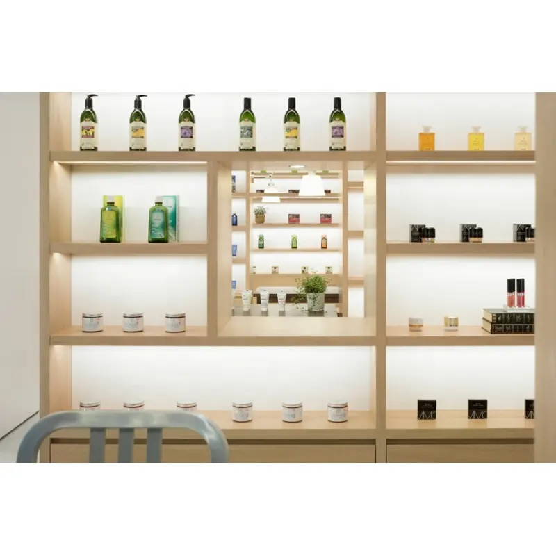 Shinlux — équipement de boutique de parfum personnalisé à vie, armoire, adaptée à la boutique phare