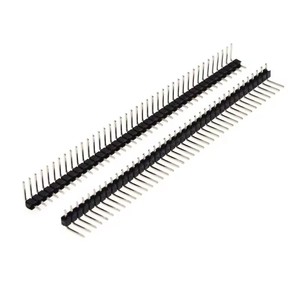 1x40 2x40 40Pin 80Pin 2.54MM ad angolo retto singola riga Pin testa maschio 90 gradi connettore doppio fila Pin intestazione per Arduino