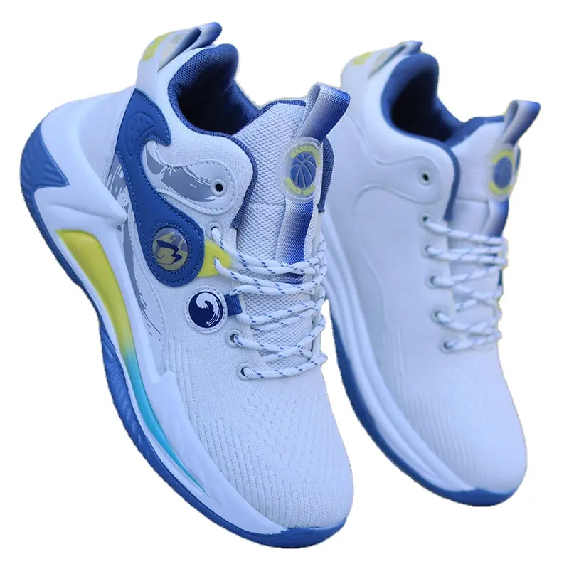 Bahar yeni basketbol ayakkabıları yüksek estetik değeri ile erkekler için yakışıklı spor ayakkabı mesh nefes sneakers