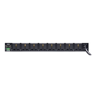 Thinuna SP-6108 1U Height Rack Mounted Professional Audio 8 Channels <strong>Multi</strong> <strong>Function</strong> Sequence Power Controller Control <strong>Switch</strong> - Product Image 1