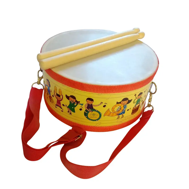 Giocattoli musicali a percussione strumenti rullante in legno per bambini giocattoli per l'apprendimento del bambino musicale educativo