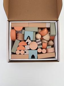 Đầy Màu Sắc Gỗ Câu Chuyện Cổ Tích Lâu Đài Nhà Chơi Xây Dựng Khối DIY Phong Cách Giáo Dục Đồ Chơi Set W & Z 48x37x31Cm Cho Tuổi 2 + Unisex - Product Image 6