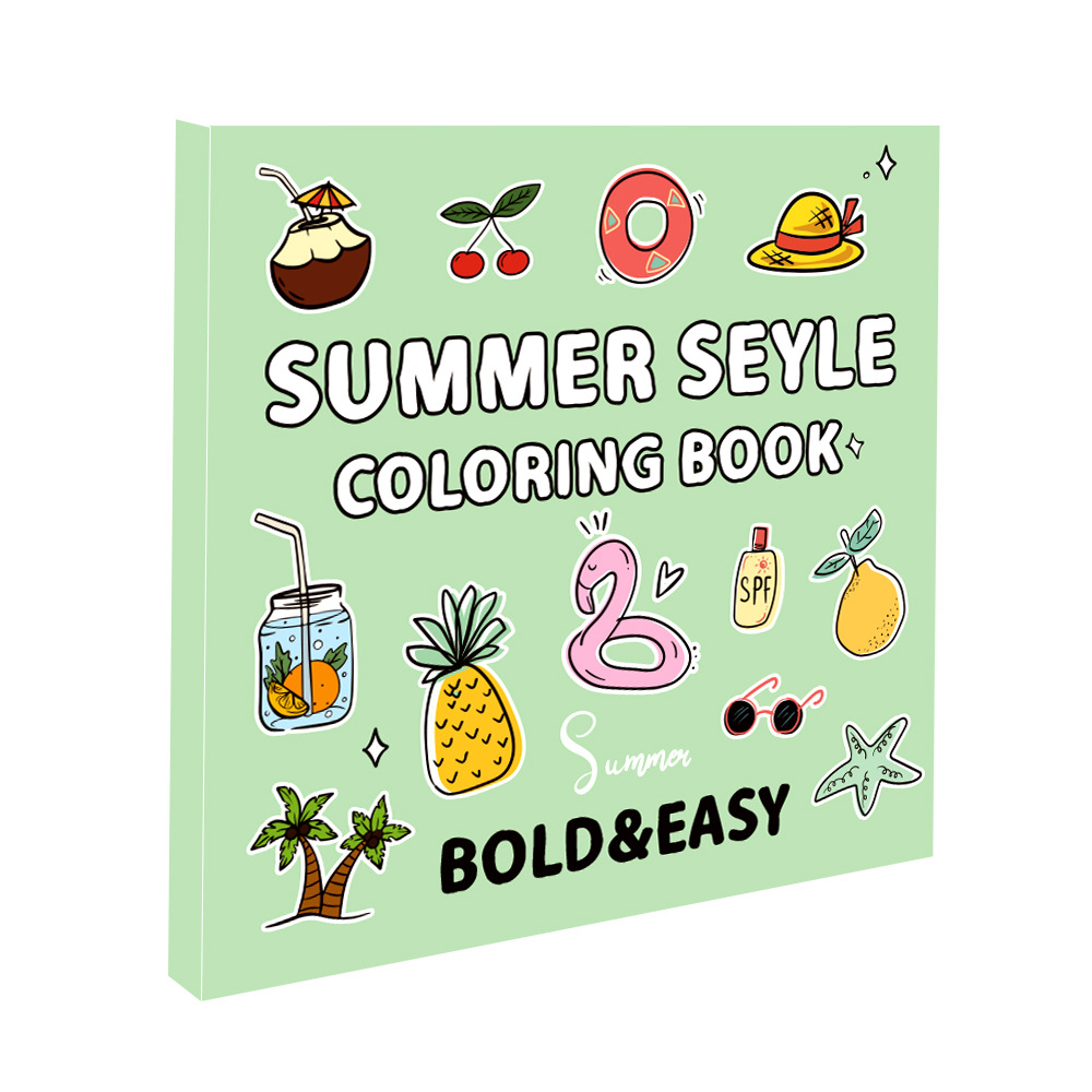 Livre de coloriage TS04-Summer