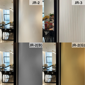 Fabrik preis 3D-Fensterfolie Reeded Glass für Home Office Große Größe nicht klebende statische Haft dekoration Aufkleber