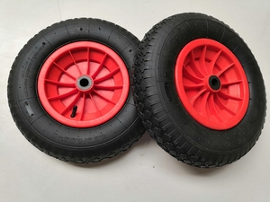 16\&quot; Unicycle Wheel Plastic Spokes Rubber Inflatable <strong>Tire</strong> <strong>4.80</strong>/4.00-<strong>8</strong> Wheelbarrow Machinery New Condition Construction Industry - Product Image 4