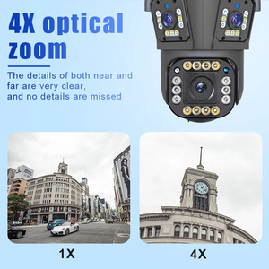 Oriteck กล้องเครือข่าย IP 8K 10X ซูมมนุษย์ไอติดตามภาพกลางคืน IP66กันน้ำหลายเลนส์ PTZ กลางแจ้ง4G /wifi - Product Image 5