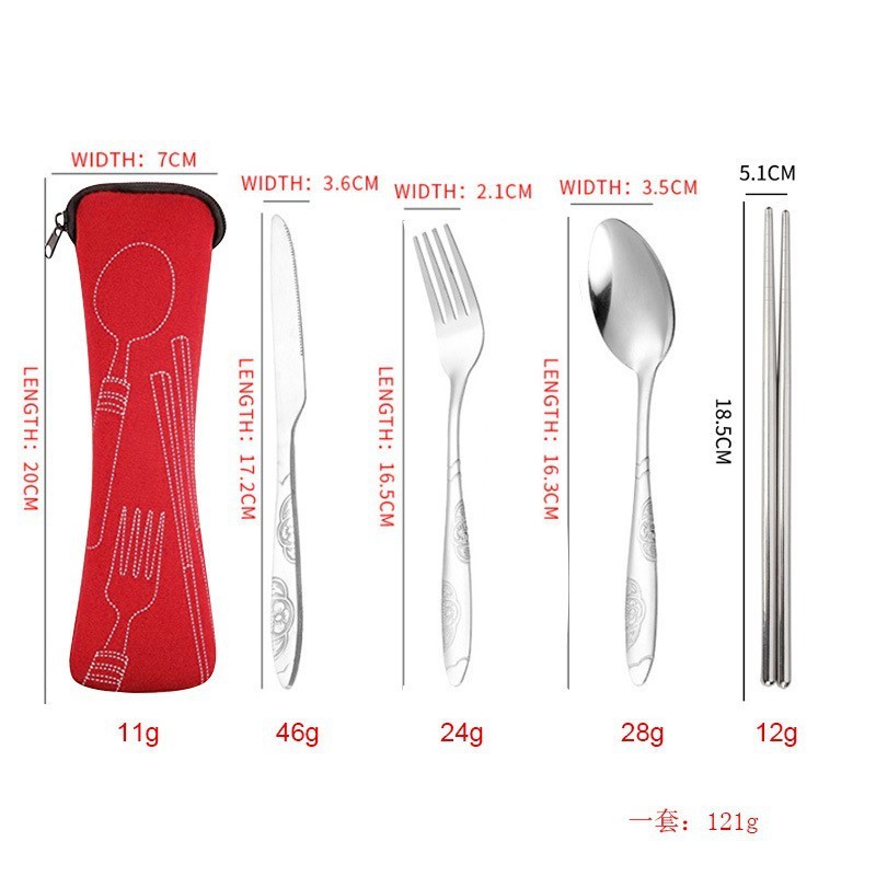 Red 5-piece set