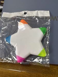 海图促销礼品荧光笔记号笔多色三角荧光笔3合1彩色荧光笔 - Product Image 6