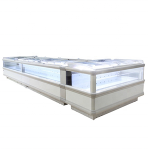 Chest Freezer Glass on Top <strong>Aht</strong> Curved Freezer Island Freezer Fridge <strong>for</strong> <strong>Sale</strong> with Colorful Led - Product Image 6