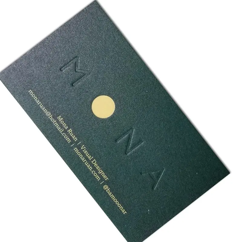 Producción de fábrica de tarjetas de membresía estampadas en oro caliente personalizadas tarjetas de visita de fabricación de papel artístico
