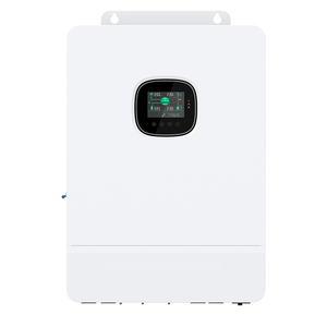 Sistema solar fuera de la red Híbrido completo 10kw Fase dividida 2 MPPT Inversor híbrido fuera de la red AC 220V Salida Entrada de bajo voltaje DC48V