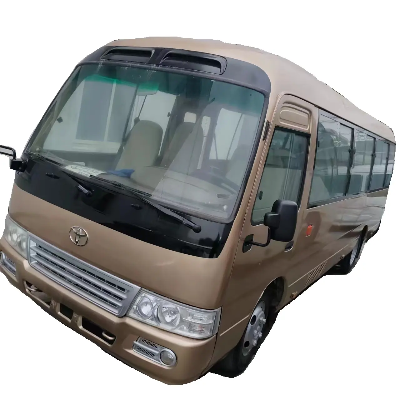 Sous-verre de bus de 30 passagers d'occasion toyota bus japonais pour l'école pour les voyages bus interurbain
