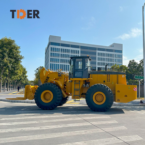 TDER 23 t 23吨叉车前端装载机带货叉集装箱旋转器4轮式装载机叉车 - Product Image 4
