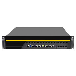 B150 di routing morbido industriale macchina di controllo di 2U server di rete con 8 elettrico i211 scheda di rete 4 porta ottica - Product Image 1