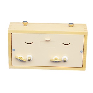 Timer da gioco da competizione portatile retrò meccanico internazionale compatto in legno meccanico conto alla rovescia orologio da scacchi analogico regalo