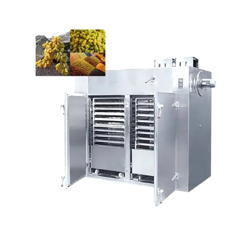 Industriële Gedehydrateerde Fruit Groente Heteluchtkast Dehydrator Droger Oven Druif Droogmachine