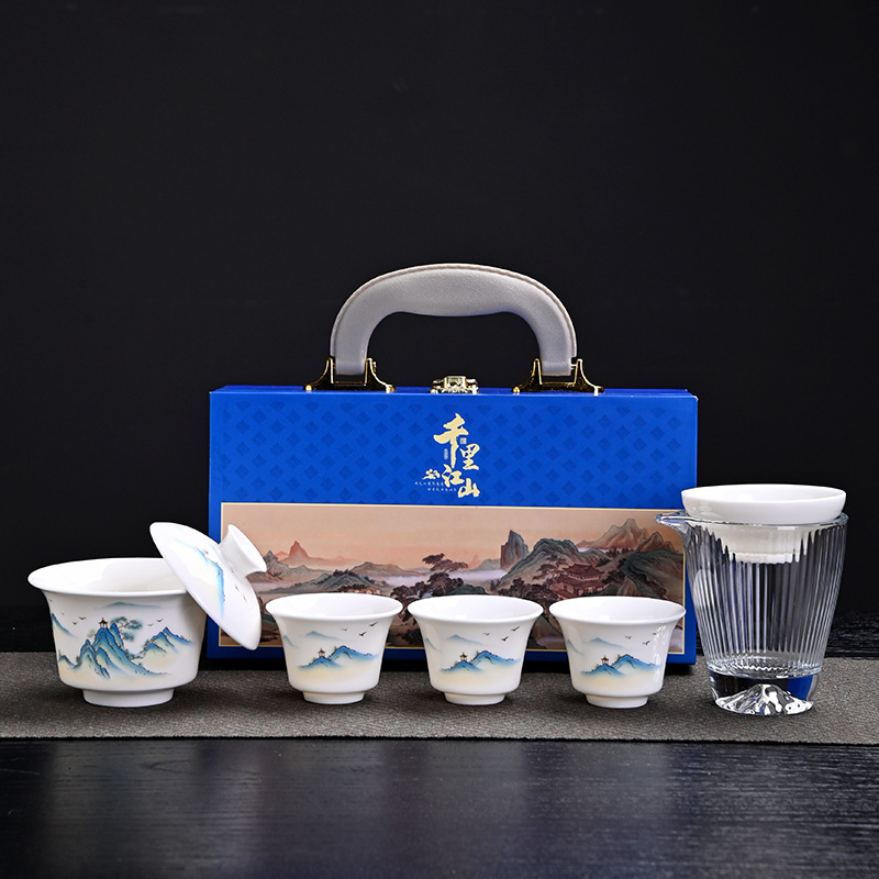Mille lieues de rivières et de montagnes * Porcelaine de jade à la graisse de mouton